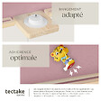 TECTAKE - Étagère murale MyLittleStory Princess Castle, jusqu'à 22 Tonies rose - vignette
