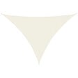 VIDAXL - vidaXL Voile de parasol tissu oxford triangulaire 5x7x7 m crème - vignette