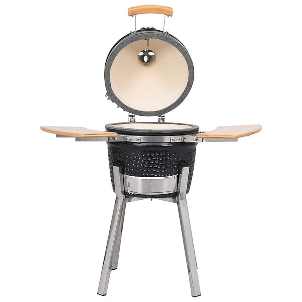 VIDAXL - Kamado Barbecue à fumoir Céramique 81 cm - large