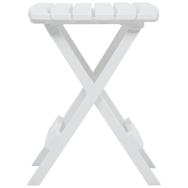 VIDAXL - vidaXL Table pliable de jardin 45,5x38,5x50 cm Blanc - large