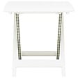 VIDAXL - vidaXL Table pliable de jardin Blanc 79x72x70 cm Plastique - vignette
