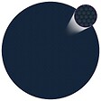 VIDAXL - vidaXL Film solaire de piscine flottant PE 549 cm Noir et bleu - vignette