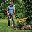EINHELL - Cisaille gazon/taille-buissons GE-CG 18/100 Li T - 18V - lames 100/200mm - manche télescopique - vignette