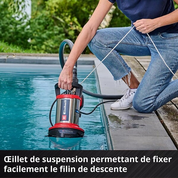 EINHELL - Pompe eaux chargées GE-DP 7535 N LL ECO Kit anti-innondation - large