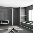 AICA SANITAIRE - Panneau de douche à carreler 600x2500x40mm - vignette