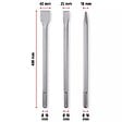 EINHELL - Coffret de burins SDS Max , 3 pièces (400 mm) - vignette