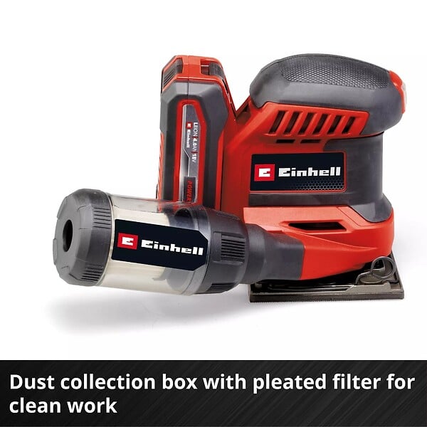 EINHELL - Ponceuse orbitale sans fil  TE-OS 18/113 3X Li-Solo - large