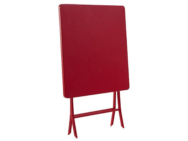 HESPERIDE - Table de jardin carrée Greensboro 70 x 70 cm Groseille - Hespéride - large