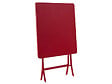 HESPERIDE - Table de jardin carrée Greensboro 70 x 70 cm Groseille - Hespéride - vignette