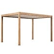 OVIALA - Pergola bioclimatique autoportée motorisée et éclairée 3x4m et 1 store - Kavala - vignette