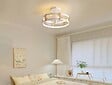 PURLINE - Lampe à ventilateur LED avec détails en bois - vignette