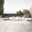 OVIALA - Salon de jardin 6 places en aluminium - Saint Tropez - vignette