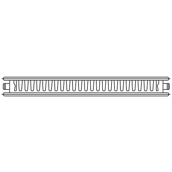 SANNOVER - Radiateur acier type 21 Sannover Hauteur 500 mm Largeur 800 mm - large