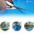 VOUNOT - Bache a bulle piscine 120 microns ronde decoupable Ø305cm bleu - vignette