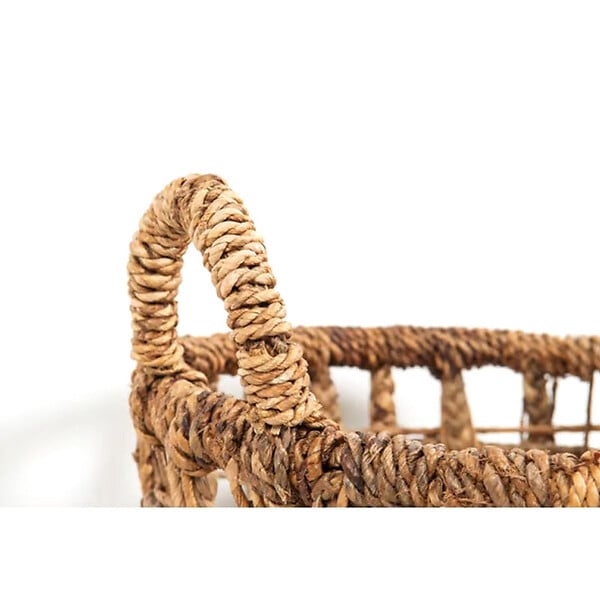 M.CEZARE - Panier Pauline - 38 x 41 x 41 cm - taille L - jute - naturel - large