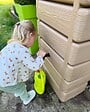BELLI - Kit récupérateur d'eau Wood - Bois clair - 300L - vignette