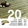 TERRASSEENBOIS - Kit complet terrasse Pin autoclave Vert pour 20 m², Lames 2,75 m, lambourdes 3 m, plots réglables et visserie Inox. - vignette