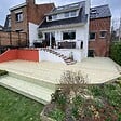TERRASSEENBOIS - Kit terrasse Pin autoclave Vert pour 20 m², Lames 3,3 m, lambourdes 3 m et visserie Inox. - vignette