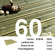 TERRASSEENBOIS - Planches de terrasse Pin autoclave Vert pour 60 m², Longueur 5,1 m. - vignette