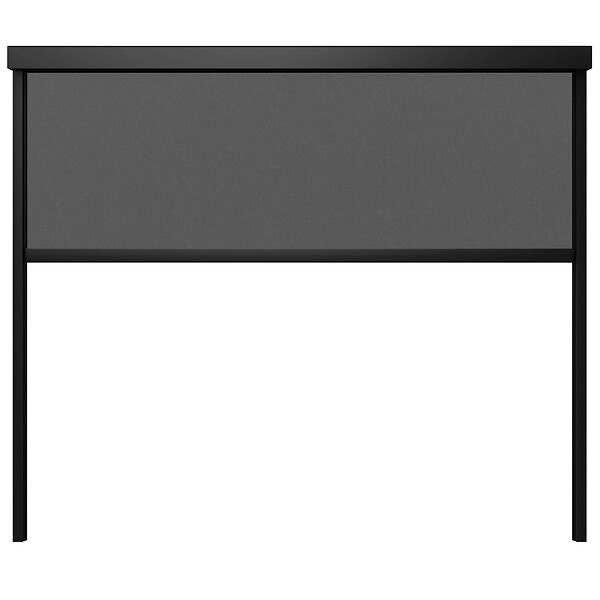 OVIALA - Pergola bioclimatique autoportée 3x4 m et 1 store bois gris - Athenes - large