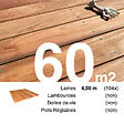 TERRASSEENBOIS - Planches de terrasse bois exotique JATOBA pour 60 m², Longueur 4 m. - vignette
