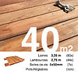 TERRASSEENBOIS - Kit terrasse bois exotique JATOBA pour 40 m², Lames 3,35 m, lambourdes 3,35 m et visserie Inox. - vignette