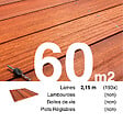 TERRASSEENBOIS - Planches de terrasse bois exotique PADOUK pour 60 m², Longueur 2,15 m. - vignette