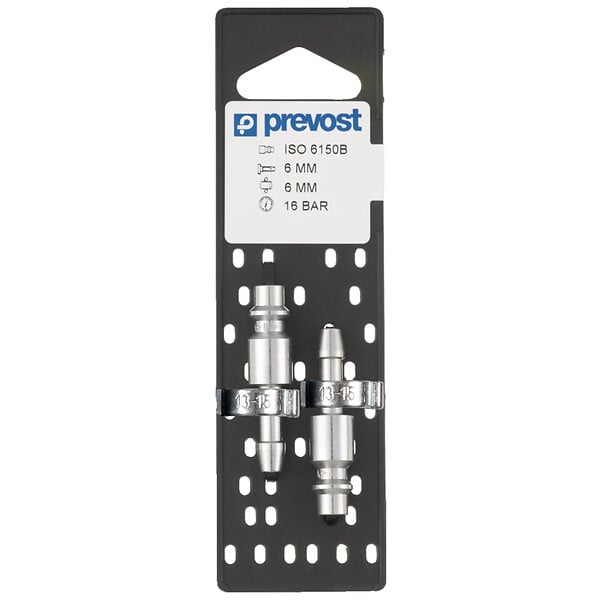 PREVOST - Embout PREVOST pour flexibles Ø10 mm avec colliers à oreilles 1518 - La paire - IRP 066810P2 - large