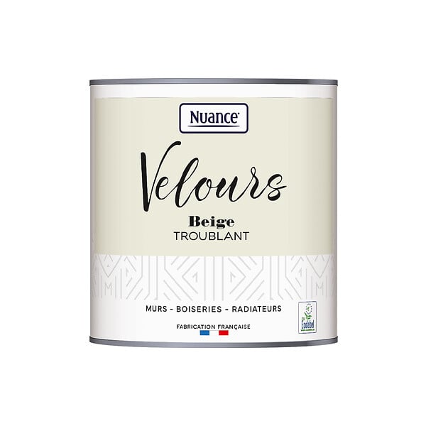 NUANCE - Peinture Velours - Beige troublant - 0,5L - large