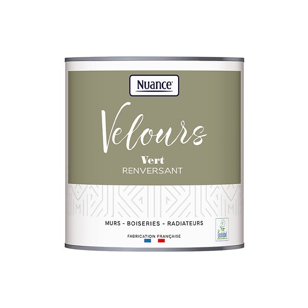 NUANCE - Peinture Velours - Vert renversant - 0,5L - large