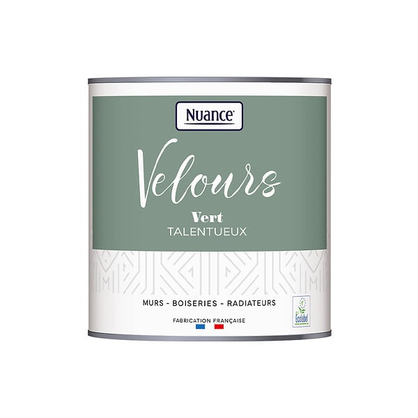 NUANCE - Peinture Velours - Vert talentueux - 0,5L - large
