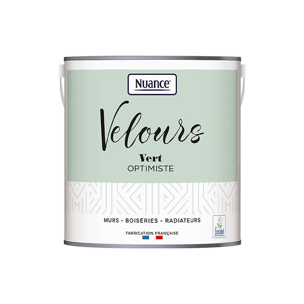 NUANCE - Peinture Velours - Vert optimiste - 2L - large