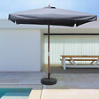 CONCEPT USINE - Parasol  gris droit rond 3 x 3 m PALAWAN - vignette
