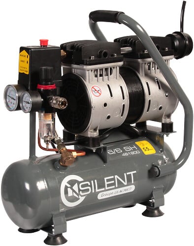 LACME - Compresseur dair électrique silencieux Silent 66 SH - large