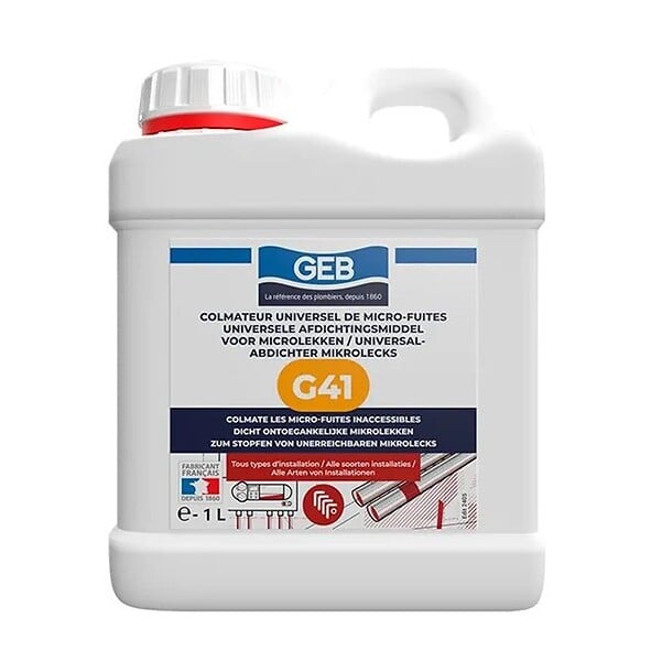 GEB - Colmateur universel micro-fuites G41 - Bidon de 1 litre - large