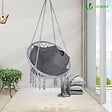 VOUNOT - Fauteuil suspendu avec coussin gris - vignette