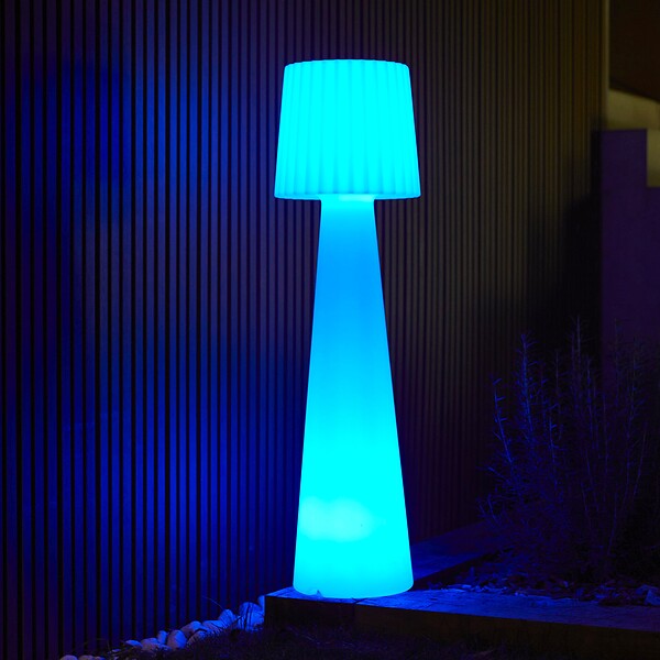 LUMISKY - Lampadaire d'extérieur sans fil LADY RGB H110cm - large