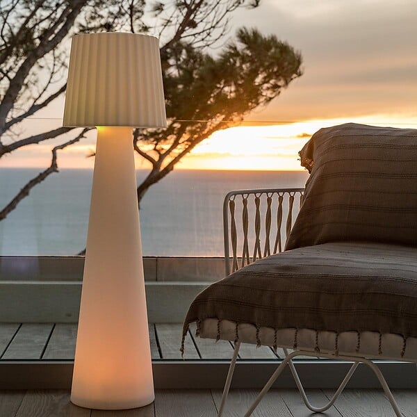 LUMISKY - Lampadaire d'extérieur sans fil LADY RGB H110cm - large