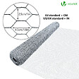 VOUNOT - Grillage a poule avec fils 25mm en acier galvanise 1x50M - vignette