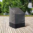 ID MARKET - Housse de protection pour 4 à 6 chaises de jardin empilables 70 x 70 x 120 cm - vignette