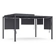 ID MARKET - Pergola bioclimatique lames orientables acier 3x4 M et 4 stores gris anthracite - vignette