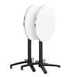 OVIALA - Pied de table en aluminium inclinable et accroche sac 72 cm - Loki - vignette