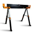 BRICK - Tréteau d atelier métallique pliable et téléscopique - Charge max 590kg - vignette