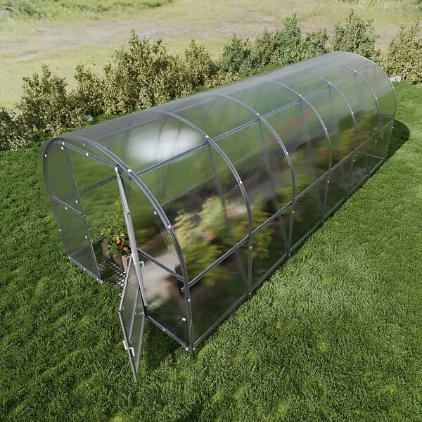 KLASIKA GREENHOUSES - Serre de jardin KLASIKA BALTIC LT 3 x 6 m (18 m²), 6 mm avec revêtement en polycarbonate - large