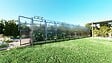 KLASIKA GREENHOUSES - Serre de jardin KLASIKA SLIM 2 x 12 m (24 m²) , 4 mm avec revêtement en polycarbonate - vignette