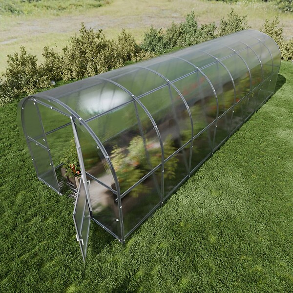 KLASIKA GREENHOUSES - Serre de jardin KLASIKA BALTIC LT 3 x 8 m (24 m²), 6 mm avec revêtement en polycarbonate - large