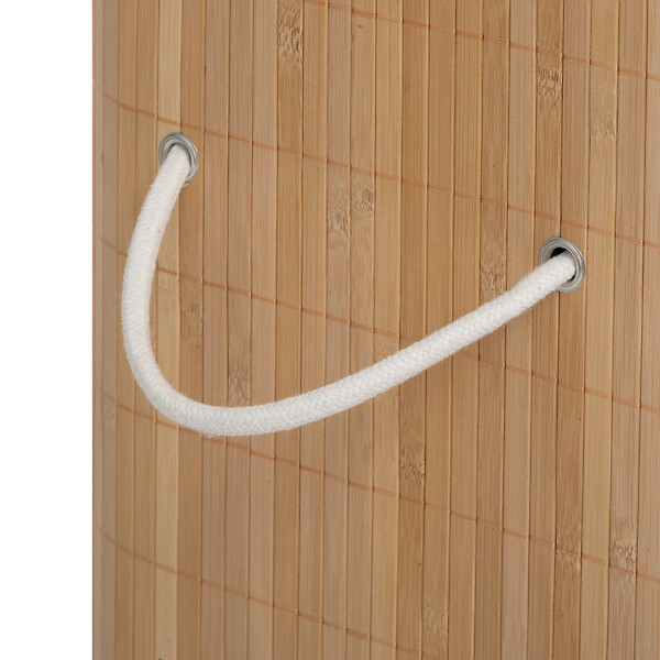 5 FIVE SIMPLY SMART - Panier à linge en Bambou 100L avec 2 bacs de tri H 63 cm - large