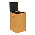 5 FIVE SIMPLY SMART - Panier à linge Jaune moutarde 74L avec 2 compartiments H 60 cm - vignette
