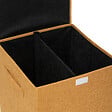 5 FIVE SIMPLY SMART - Panier à linge Jaune moutarde 74L avec 2 compartiments H 60 cm - vignette