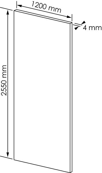ONDEE - Panneau mural DEKORPANO - Tasseaux de bois - BELLA - 1,2 m x 2,55 m x 4 mm - large